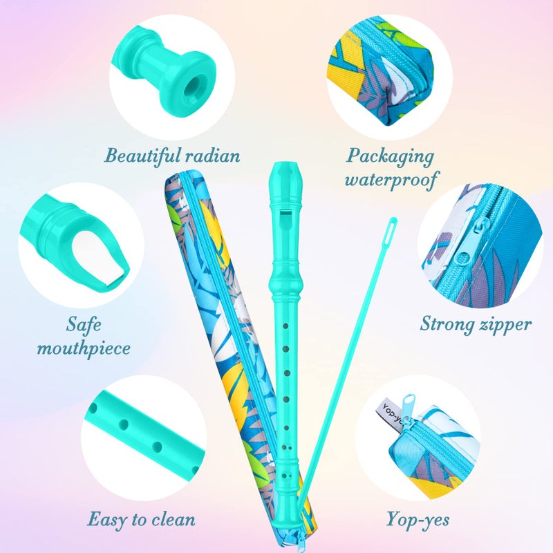 Yop-yes Descant Soprano Recorder Music Recorder Instrument for Kids Flute Kids Recorder with Cleaning Rod + Case Bagâ€¦ - Image 3